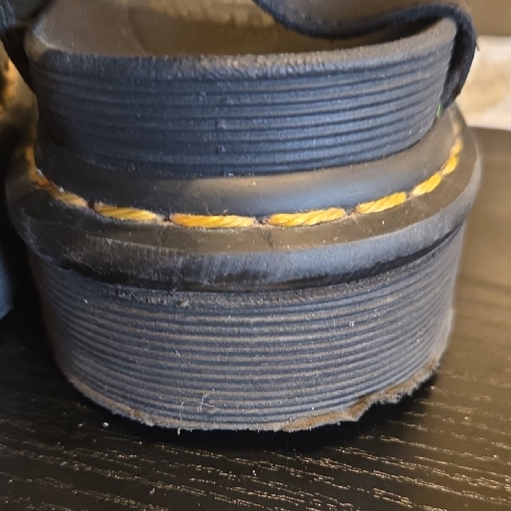 Dr. Martens Black Leather Strap Sandals - Picture 7 of 15